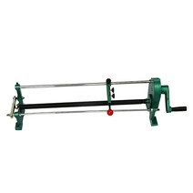 수동 지관 절단기 슬리터 롤재단 합지기 작업대 공업, 82cm 폭 조절 가능