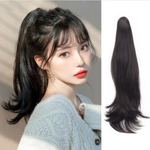 키밍 롱 웨이브 포니테일 집게 가발 달비 네츄럴, passionstory 1, passionstory 브라운 블랙, passionstory 본상품선택