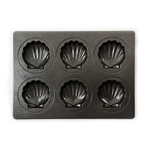 일본직배 마츠나가제작소 MB 테프론가공 조개 마들렌 틀 상판 6P