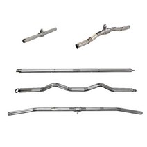 직선바 회전형 핸들 손잡이 랫풀다운 크로스 케이블그립 싱글로프, 고정 하중 삽입x1