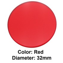 잔광제거콘덴서 잔광제거 콘덴서 전등교체 잔광현미경 컬러 필터 녹색/파란색/노란색/빨간색 반투명 유리, 한개옵션1, 07 32mm Red