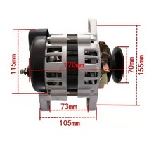 디젤 발전기 Generatore 220V Magnete Permanente Alternatore 1500W 고출력 자석 브러시리스 상수 순수 구, 한개옵션0