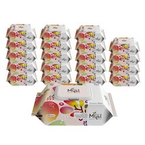 미엘 모던 피치 대용량 캡형 물티슈 100매 10팩 20팩