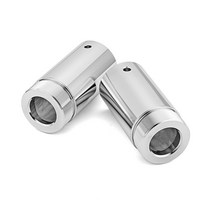 [해외] 오토바이 49mm 포크 튜브 2.5 할리 데이비슨 2002-2022 스트리트 글라이드 다이나소프트테일 브레이크아웃 v-로드 투어링용 익스텐션 알루미늄, 90105013