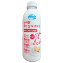 덴마크 드링킹요구르트 복숭아 750mlx6병/대용량/냉장무배, 6병, 750ml