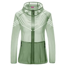 에버유어스 여름 바람막이 여성 자외선 차단 아웃도어 스포츠 커플 바람막이 그린 화이트