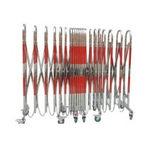 자바라 대문 접이식 스텐 알루미늄 주택 안전 휀스 공사장 주차장 출입금지 주택 스테인, 두꺼운 섹션 길이는 고객 서비스-v59를 알립니다