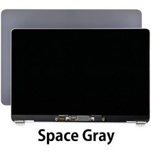 A1706 A1708 LCD 디스플레이 화면 Macbook Pro 13 quot EMC 3163 3164 3071 2978 용 풀 어셈블리 교체 부품, [01] A1706, [01] Space Gray