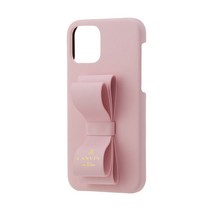 랑방온블루 아이폰12 미니 케이스 리본 스탠드 포함 사쿠라 핑크 색상