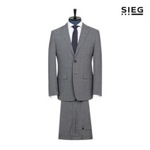 지이크 그레이 사이드 벤트 투 버튼 정장 슈트 (PEJAE2037_PEPAE2237)