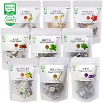 유기농 허브차 삼각티백 모음/페퍼민트/캐모마일/루이보스 외, 상품선택:07. 유기농 레몬밤 10티백