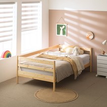 [우리 아이 안심침대] 파로마 마리에 원목 데이베드 침대 SS 프레임만 어린이침대/자녀방원목침대/유치원선물, 네츄럴