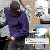 IP 와이파이 카메라 무선 2MP 야외 디지털 줌 PTZ 오디오 인간 감지 CCTV, 07 5MP No SD Card_01 EU 플러그