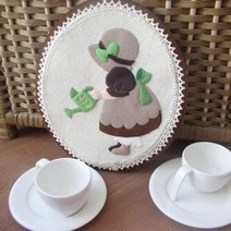 기타 바보사랑[오즈펠트]오즈펠트 선보넷 방문걸이 펠트공예 만들기 DIY