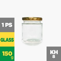 KH8 150g 낱개 쨈병 식품병 유리병, 골드캡