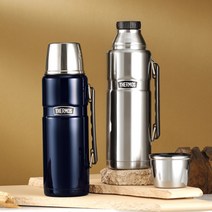 THERMOS 써모스 ROB-001K 트래블 킹 컵타입 보온보냉병, 1200ml, 스테인레스(S)