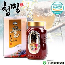 [양봉농협]등급있는 청밀 야생화꿀 1kg HACCP인증, 1개