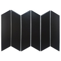 중앙데코 뉴 헤링본 타일(287x205mm), 1장, 블랙무광