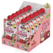 라이브잇 홀레 지브라 비트 프루트 퓨레 & 베지 주스 어린이 스무디 100g, 사과 + 바나나 + 비트쥬스, 132개입