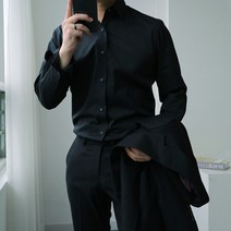 [맨즈북] 비침No 고밀도 트윌스판 남성 두꺼운 와이셔츠 링클프리 정장용 사회초년생 오피스룩