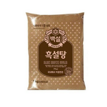 백설 흑설탕, 1kg, 3개
