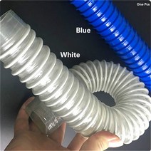 집진기 분진 목공용 산업용 PVC 유연한 덕트 호스 골판지 40-200mm * 1m 환기 목공 연기 및 먼지 추출, 02 2M_10 100mm_02 blue