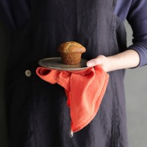 [바보사랑] 리노에리나 마농 리투아니아 린넨 키친크로스 오렌지, 색상선택:오렌지, 상세 설명 참조