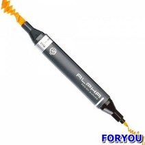 ForU747 알파 디자인마카 낱색 입 6개 펜 마카 디자인 캘리그라피 일러스트, CG08
