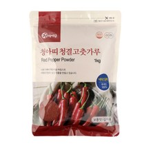 자연친구 청아띠 경북의성 청결고춧가루 비타C듬뿍, 1kg, 순한맛, 양념용
