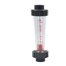 보일러 배관 겨울 길이 200mm 60 100 250 400 LPH I.D 소켓 플라스틱 배관 액체 플로트 유량계 물 로타 미, 10-100lph
