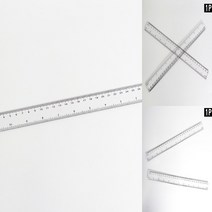 플라스틱자 30CM 커팅자 독서자 미니자