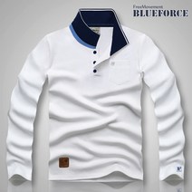 블루포스 코리아 남여공용 데미얼 긴팔 카라티(JJCLU5) 베이직 긴팔 티셔츠 단체복 커플룩