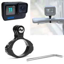 11 블랙 호환 자전거 바이크 핸들 고정 마운트 영상 액션캠 9 오즈모 히어로 카메라, 쁘띠리쉬 본상품선택, 쁘띠리쉬 본상품선택