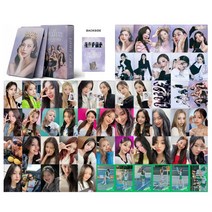 55 PCS/Set 아이돌 GI-DLE Lomo 카드 ITZY Photocards BP Aespa IVE Kep1er 레드 벨벳 Stayc 새 앨범 Photocard, [02] ITZY01