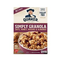 퀘이커 심플리 그래놀라 오트 허니 대추 & 아몬드 맛, 1개, 685g