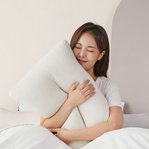 하우지안 엘라베개 목이편한 기능성 메모리폼 경추 베개, IVORY