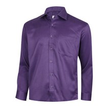 [파파브로] 남성 부드러운 소재 데일리 베이직 카라넥 셔츠 DE-SHW-1035-퍼플
