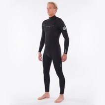 Rip curl C 123MFS Dawn Patrol Chest Zip 4/3mm Wetsuit Steamer - Black (립컬 다운 패트롤 웻슈트)