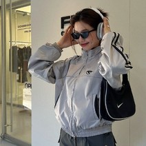 봄신상 항공 블루종 트랙 크롭 점퍼 투웨이 집업 야구 바람막이 점퍼