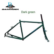 자전거 포크 호환 Darkrock 슈퍼 여행 투어링 프레임 세트 프론트 28.6mm 320mm 디스크 디스크 v 26 인치 mtb 리지드 산악 부품 153, 짙은 녹색 포크 전용