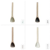 무경도자기 티스푼 삼각, 상세설명 참조, 블랙