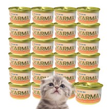 카르마 캣 80g 가다랑어와치킨 x24개