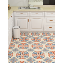 바닥셀프시공 접착식 데코 붙이는 방수 두꺼운 타일 주방 거실 빈티지 스티커 욕실 발코니, D 바닥믹스1set(4장)