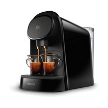 필립스 LM8012/60 커피 캡슐 기계 - 더블 S뜨거운 Enjoyment 1 2 컵 Ristretto 에소프레소 Lungo Gr 카페 긴 Real Quality 피아노 블랙