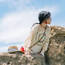 니트 태양 보호 카디건 여성용 탑 얇은 아우터 중공 블라우스 (스커트 자켓 중공 셔츠 포함)