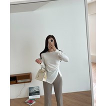 더제이수 / 언발란스 셔링 라운드 T