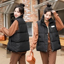 주디앤 여성 폭닥 포켓 패딩조끼