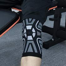 신축성 통기성 논슬립 무릎보호대 2개세트 아대 헬스용 운동밴드 십자인대 등산용 노인 골프, 그린