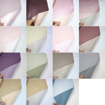 핸드메이크 투페이스 양면 무광 플로드지 /투톤 플라워지 - 꽃다발 선물 포장지, 2. 와인/로즈골드