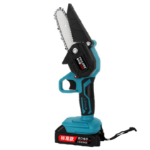 BAORO 전기톱 무선 충전식 초고출력 독일 기술 배터리 전동 체인톱 토목 기계, [A옵션]] - 소형 미니 전기톱